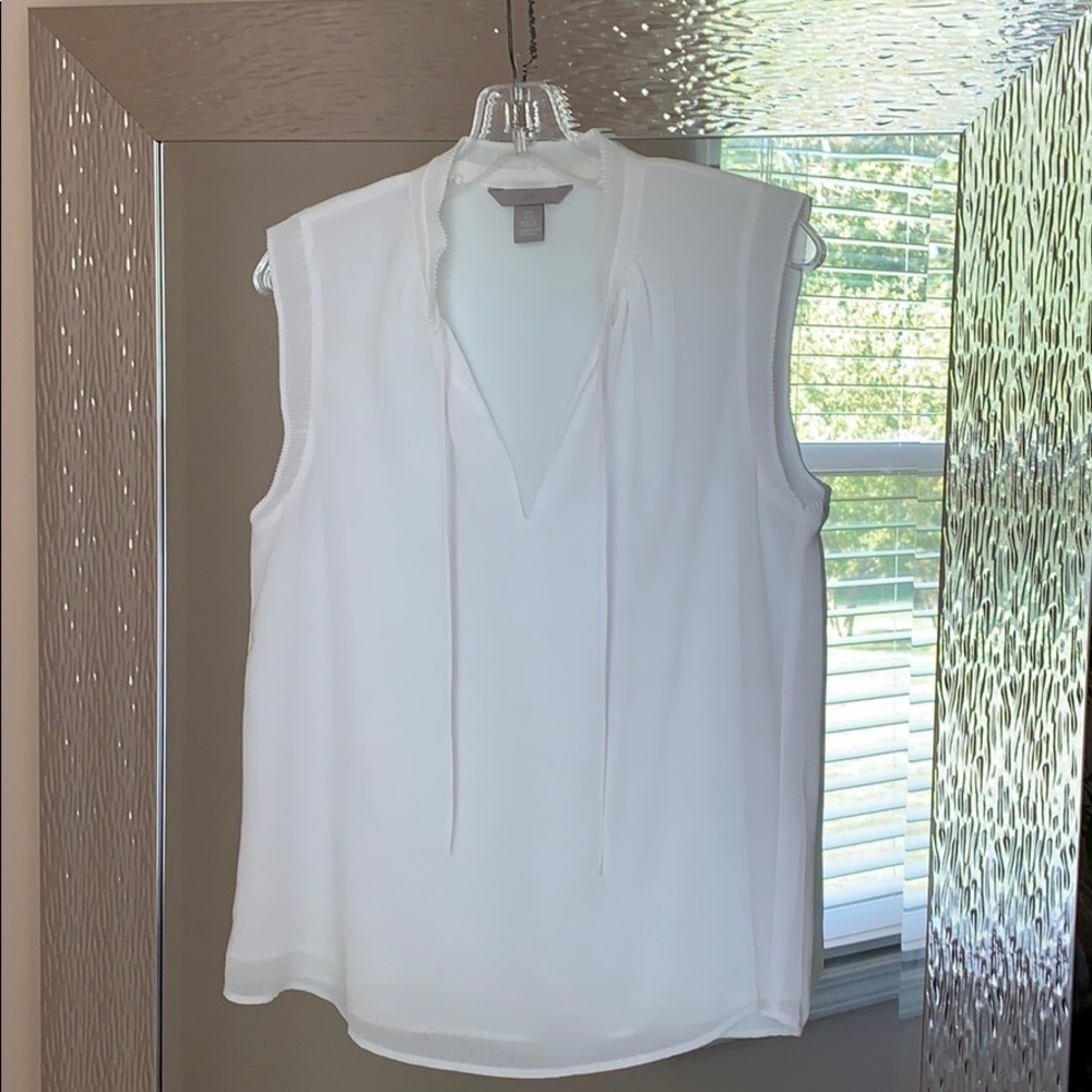 Airy Pleated Collar Blouse